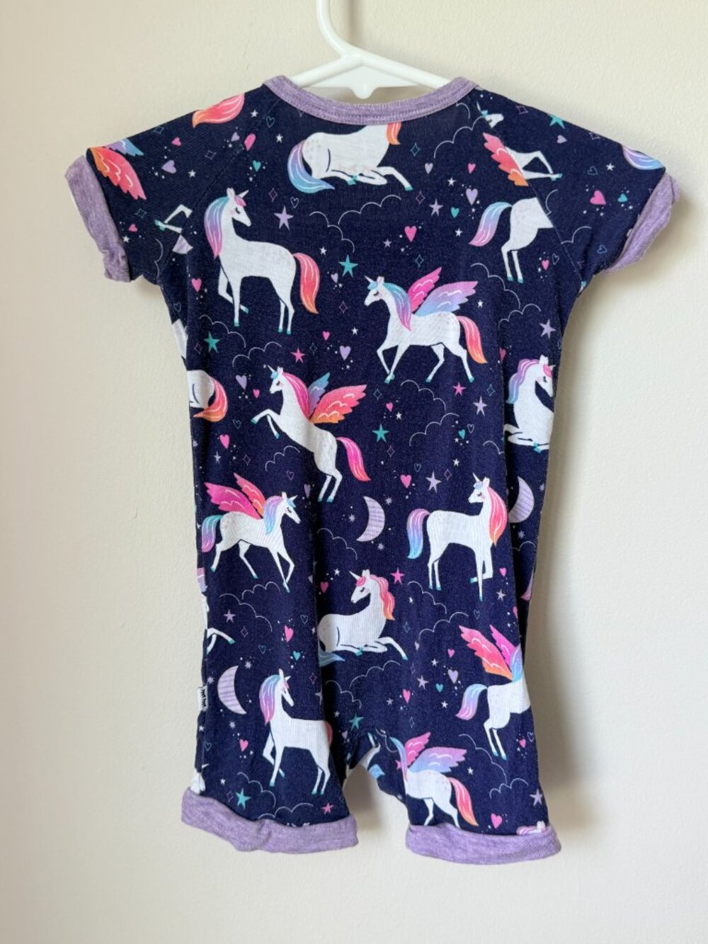 Little Sleepies Magical Skies Bamboo Shorty Romper – 3–6 Months - Picture 3 of 3
